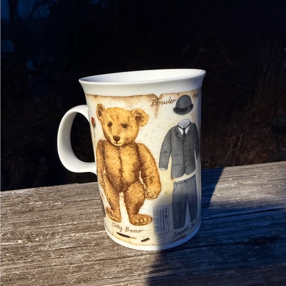 Dunoon Fine Bone China England “Lord Ted” Designed By Richard Partis Mug 4” Ht. - Picture 5 of 12